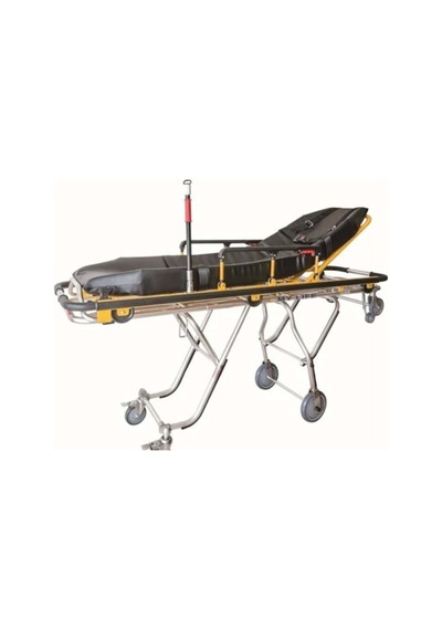 Full Ambulans Sedye Siyah - Taşınabilir Ve Ergonomik