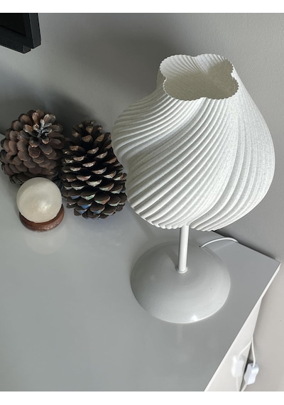 Designobee Krema Plus - Modern Abajur Masa Lambası Gece Lambası - Metal Ayaklı Lamba - Ambiyans Lambası, Dekoratif A Çok Renkli