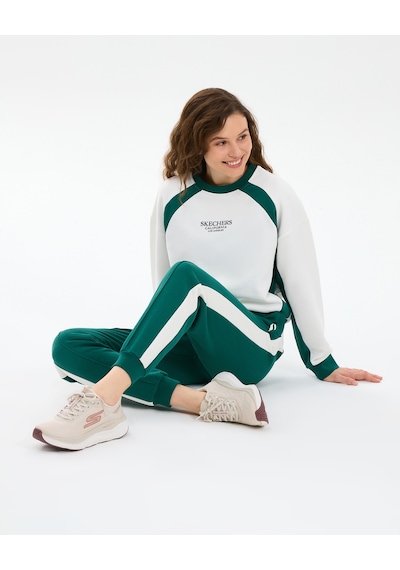 Skechers W Lw Fleece Jogger Sweatpant Kadın Haki Eşofman Altı S2610037-4222 Haki