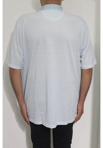 Santa Dmctekstil Erkek Desenli Klasik Kesim Rahat Kalıp Tek Cepli Polo Yaka Battal T-shirt Mavi Santa Dmctekstil Erkek Desenli Klasik Kesim Rahat Kalıp Tek Cepli Polo Yaka Battal T-shirt Mavi
