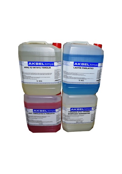 Akbel Oto Bakım ve Temizlik Seti 4 x 5 Kg