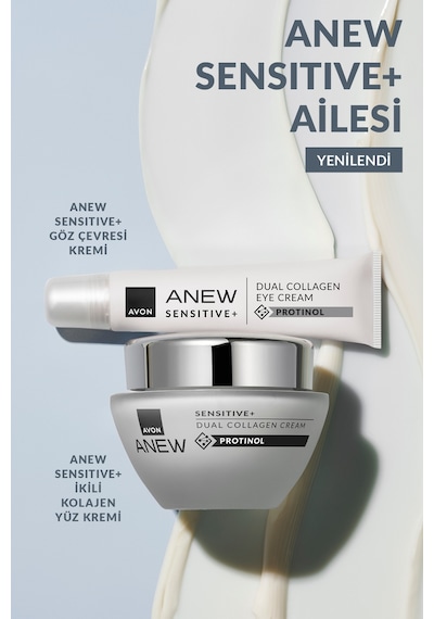 Avon Anew Sensitive+ Çift Kollajen Krem 2 x 50 ML