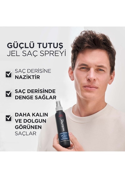 Wella Flex Men Full Boost Strong Hold Sprey Jel 150 Ml