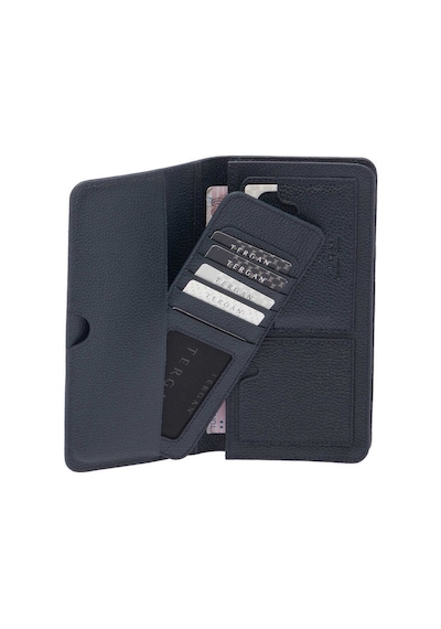 Tergan Lacivert Deri Erkek Cüzdan - S1ce00001592-x86 Lacivert