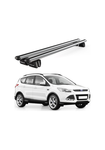 Pençe Ford Kuga Ara Atkı 2012-2019 Uyumlu Gri Ara Atkı Port Bagaj Tavan Barı
