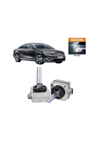 Volkswagen Passat Cc 2012-2016 D3s / D3r 6000k Beyaz Hıd Xenon Ampul 2 Adet