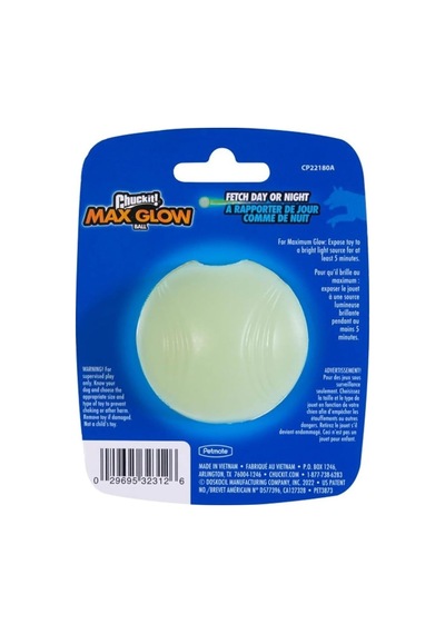 Köpekler İçin Max Glow Ball Oyuncak - Küçük 5 Cm Çap