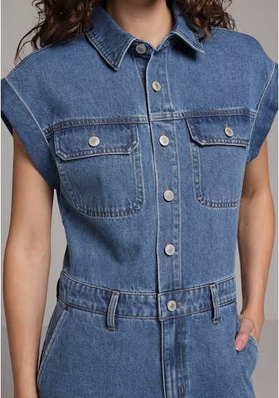 Colin's Colins Regular Fit Düz Kadın Mid İndigo Denim Jean Şort Cl1081399 Q1.v1 Dn45047