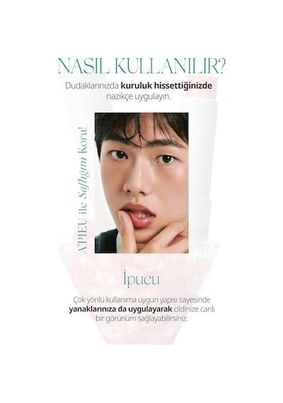 Yapışkanlık Hissi Bırakmayan Renkli Dudak Balmı A'pıeu Juicy Pang Care Lip Balm 03 Red Balm