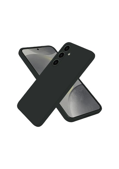 Ilkeshop Newface Samsung Galaxy Uyumlu S25 Plus Kılıf Nano İçi Kadife Silikon - Siyah Sıyah