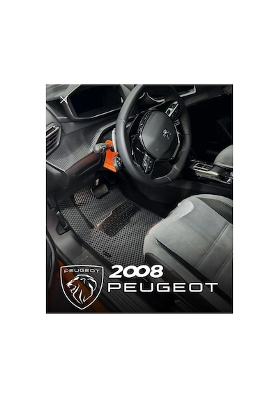 Peugeot 2008 Benzinli 2020-2025 Eva Paspas & Metal Topukluk 1. Sınıf A Kalite Çok Renkli