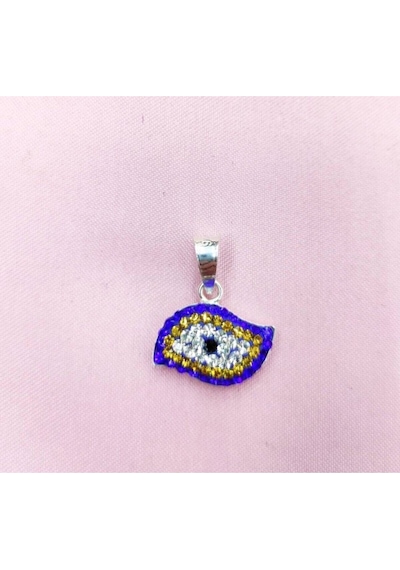 Oriental Kuyumculuk Jewellery Kadın Savaroski Nazarlık Kolye Ucu Gümüş