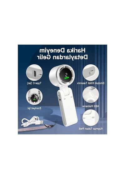 Mini Vantilatör, Katlanabilir Ve Taşınabilir 3'ü 1 Arada Tasarım