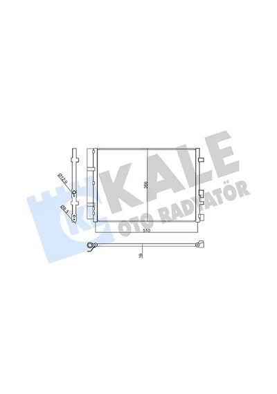 Klıma Radyatoruhyundaı I20 Iı I20 Actıve 1.4crdı 1.0t-gdı 14 Kurutucu Ile Brazıng Al/al 490x3
