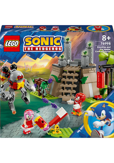 LEGO® Sonic the Hedgehog™ Knuckles ve Master Emerald Tapınağı 76998 – 8 Yaş ve Üzeri Çocuklar İçin Yaratıcı Oyuncak Yapım Seti (325 Parça)