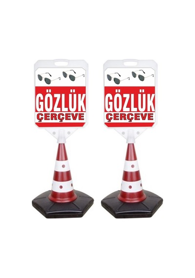 Gözlük Temalı Reklam ve Uyarı Dubası 2 Adet