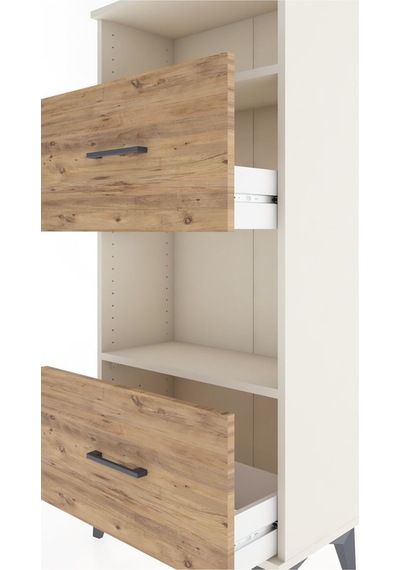 Hyperion Dolap 2 Raflı 2 Çekmeceli 60x44x134 Aytaşı-çam Aytaşı