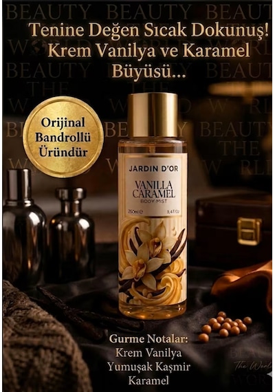 Jardin D'or Vanilla Caramel Vücut Spreyi 250 ML
