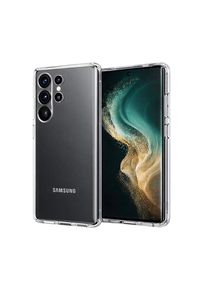 Samsung Galaxy Uyumlu , S26 Ultra Lüx Şeffaf Silikon - Şeffaf
