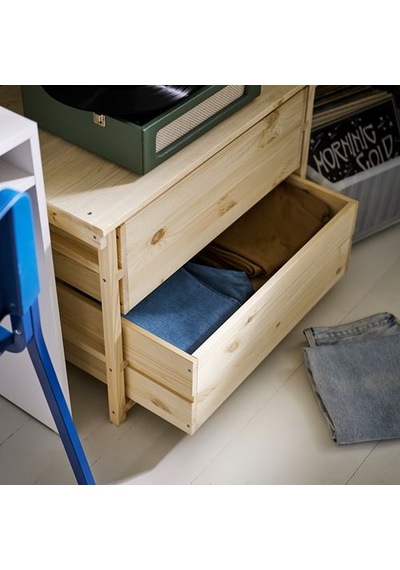 Ikea Kronören Komodin, Çam, 76x48x55 Cm