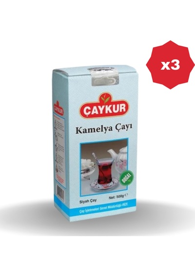 Çaykur Kamelya Çay 500 Gr - 3 Adet