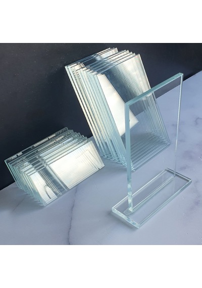 Decorita Plaket | Kristal Cam Plaket|Şekil-1|Baskısız|10'lu Takım