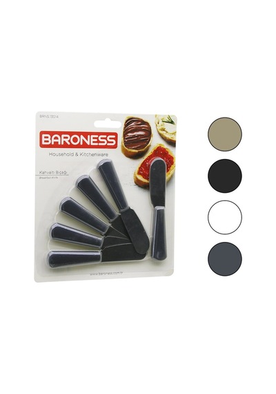 6pcs Kahvaltı Ve Tereyağı Seti 11cm Bx40 Çok Renkli