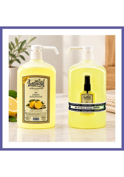 Bezos Limon Kokulu Pompa Kolonya Nıda