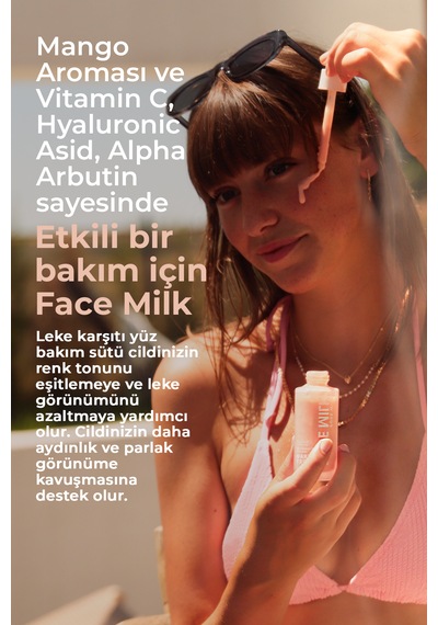Mango Özlü Aydınlatıcı Ve Leke Karşıtı Nemlendirici Yüz Sütü 150 Ml Vitamin C, Arbutin