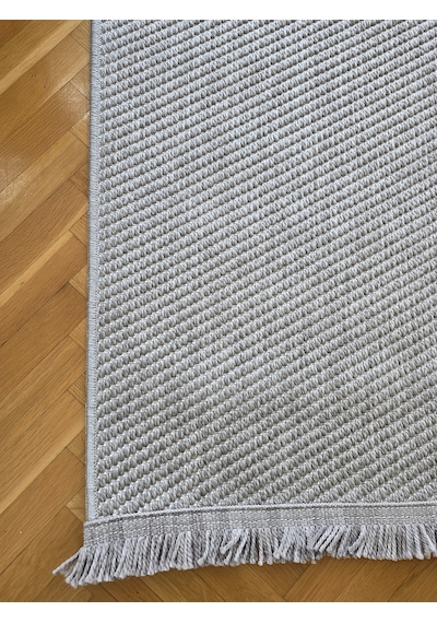 Elvey Home Lara Gri Sisal İskandinav Extra Yumuşak Özel Kesim Kolay Temizlenen Salon Koridor Mutfak Halısı 04-gri
