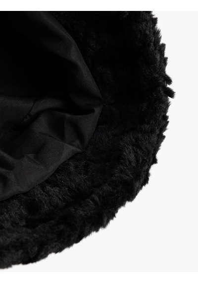 Koton Peluş Bucket Şapka Siyah 5wak40009aa Siyah