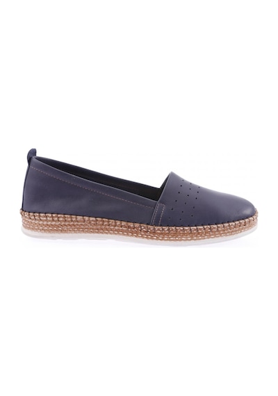Dgn P25-22y P25-1512-R1078 Soft Anatomic Footwear Deri Kadın Ayakkabı Lacivert