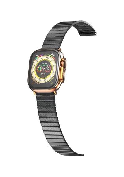 Newface Apple Watch 38mm Made Metal Kordon - Siyah
