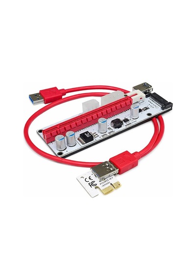 Ver008s Riser Kart - Pcı-ex 1x To 16x Usb 3.0 Ekran Kartı Uzatma Mining Adaptörü