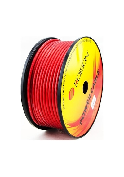 Edison Pw-8ga Oto Anfi Tesisat Kablosu Silikon 4ga 50 Metre