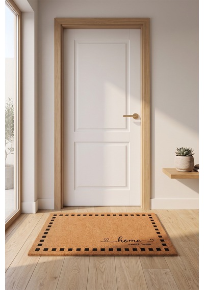 Villadia Home Textile Kapı Önü Paspası Kaymaz Taban Dekoratif Paspas Ev Giriş Antre İç Ve Dış Mekan Paspası 45x70 Cm 4ypycoco