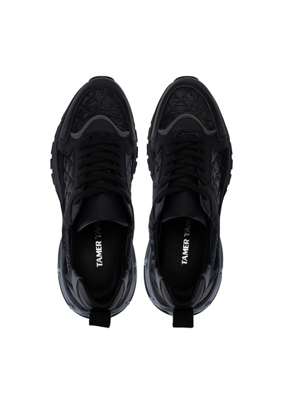 Tamer Tanca Erkek Deri & Tekstil Siyah Sneakers & Spor Ayakkabı 1163 2008 Erk Ayk Y26 Sıyah Kms Siyah1