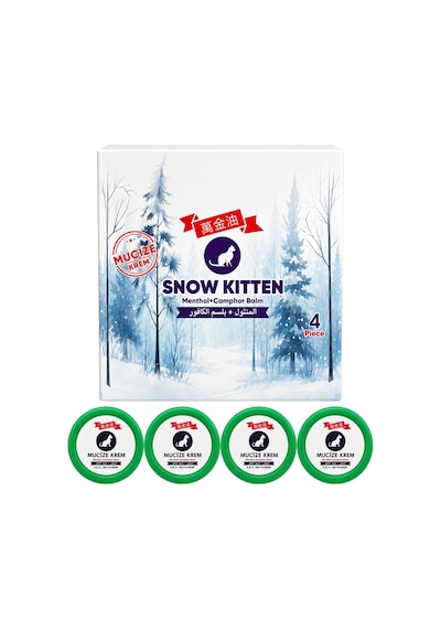 Snow Kitten Menthol Balm - 4 Adet