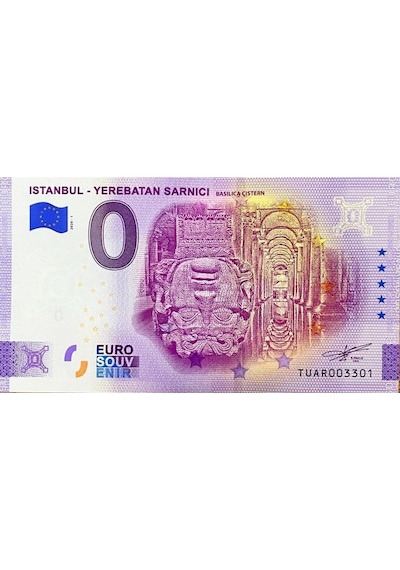 0 Euro Hatıra ve Koleksiyon Parası - Yerebatan Sarnıcı - 2020