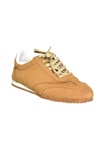 Fox Shoes U652846202 Taba Süet Kadın Spor Ayakkabı Sneakers Taba-süet