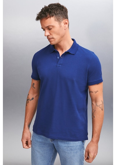 Grimelange Tarnex Erkek %100 Pamuk Kısa Kollu Regular Fit Lacivert Polo Yaka T-shirt Grimelange Tarnex Erkek %100 Pamuk Kısa Kollu Regular Fit Lacivert Polo Yaka T-shirt