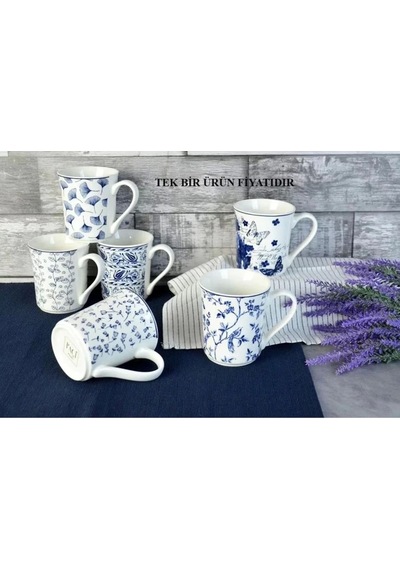 Şener Şnr 101776 Kupa Renkli Leaf 300 Ml 07 Beyaz