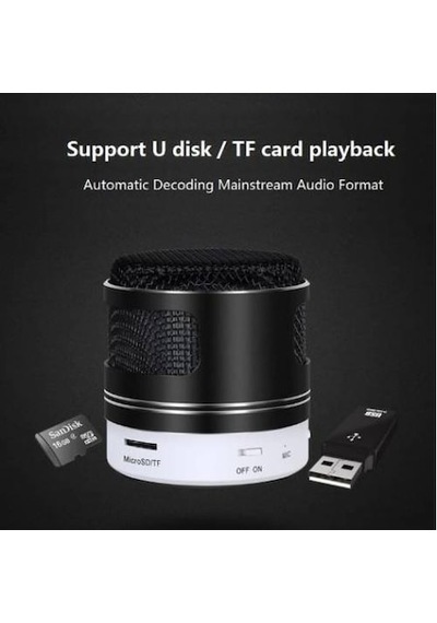 Mini Mikrofonlu Bluetooth Kablosuz Hoparlör