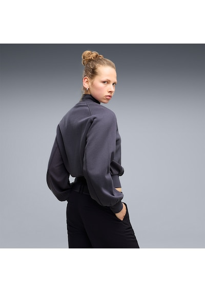 Puma Her Mock Kadın Mor Dik Yaka Sweatshirt Çok Renkli