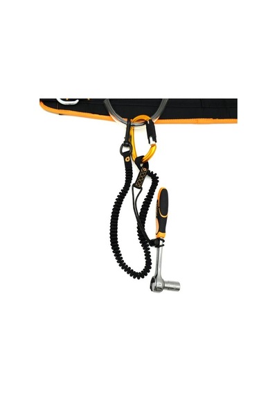 Kong Tool Leash 360 Döner Başlıklı Fırdöndülü Malzeme Askısı Elastik Lanyard 85-130 Cm 232000000 Siyah