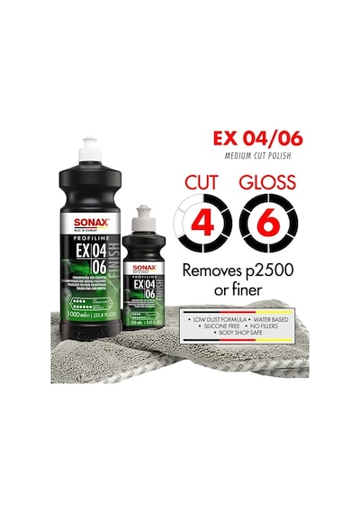 Ayrex Sonax Profesyonel Çizik Giderici Cila 04 06 250 Ml