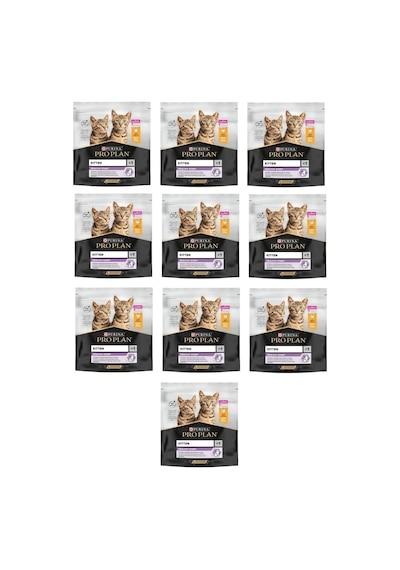 Purina Pro Plan Kitten Yavru Tavuklu Kedi Kuru Mama 400 G X 10 Adet