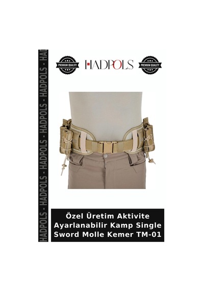 Hadpols Özel Üretim Aktivite Ayarlanabilir Kamp Single Sword Molle Kemer Tm-01 Diğer