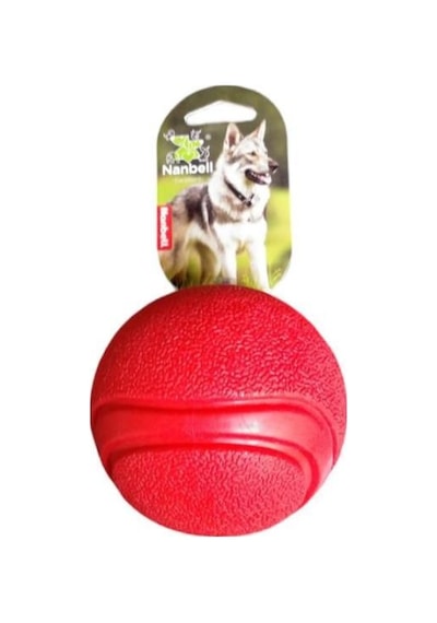 Nanbell 851009 Kedi Ve Köpek Oyuncak Sert Top 8 Cm