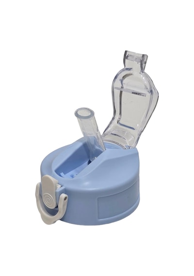 Otomatik Pipetli Su Matarası Yedek Kapağı 57mm Açık Mavi Çok Renkli